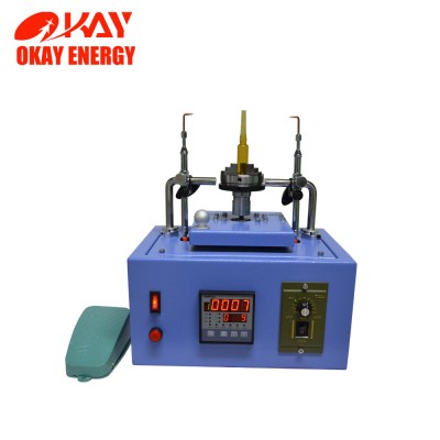 High safety level semi-automatic rotary oxyhydrogen double flame torch glass ampoule sealer machine