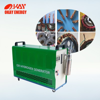 Oxyhydrogen flame brazing electric motor connection soldering machine